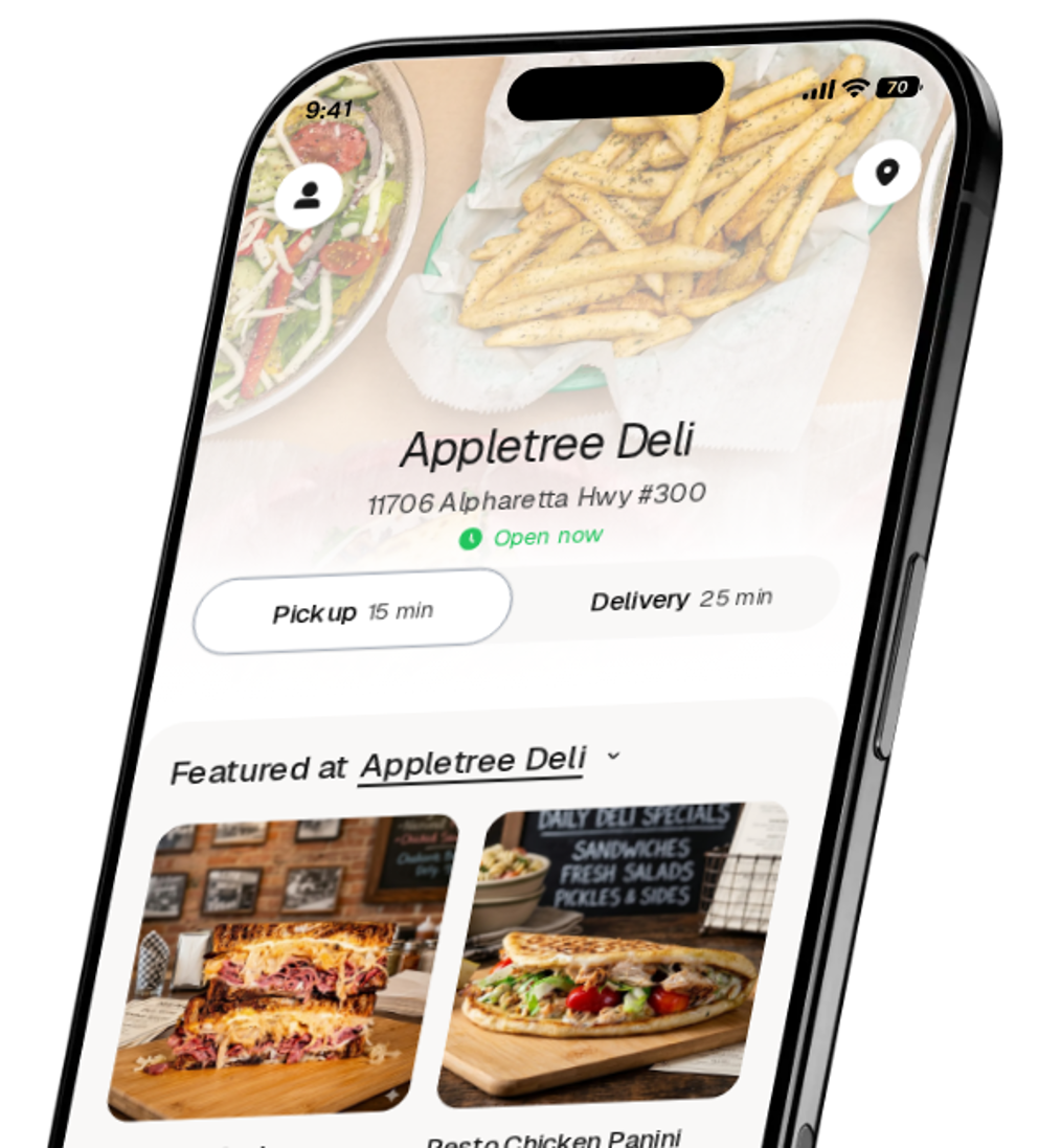Appletree Deli app preview