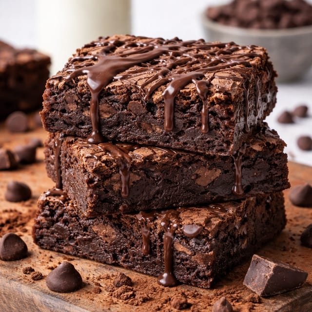 Double Fudge Chocolate Brownie.