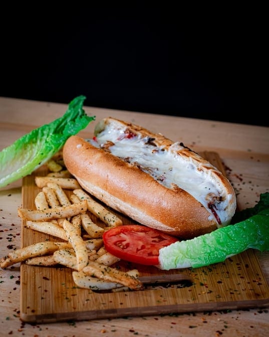 Chicken Philly Hot Sub.