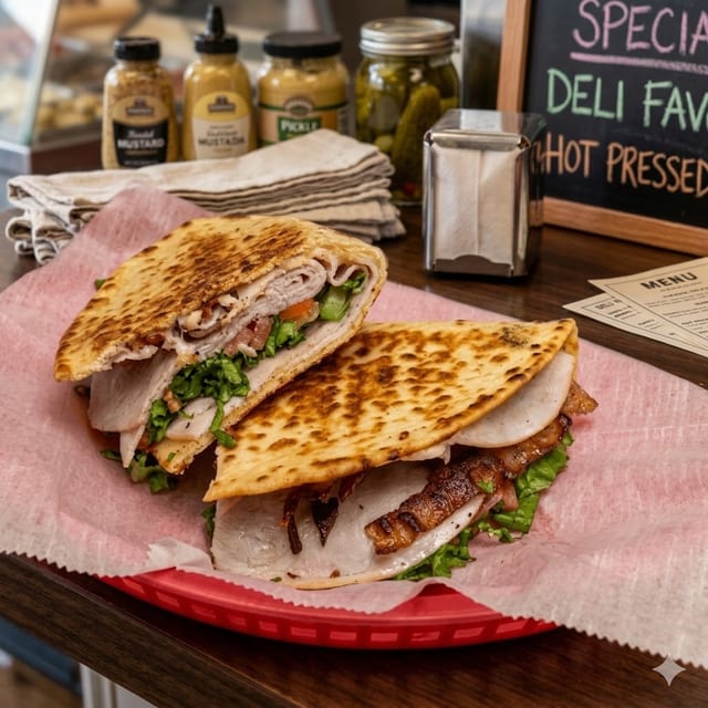 Turkey & Bacon Panini.