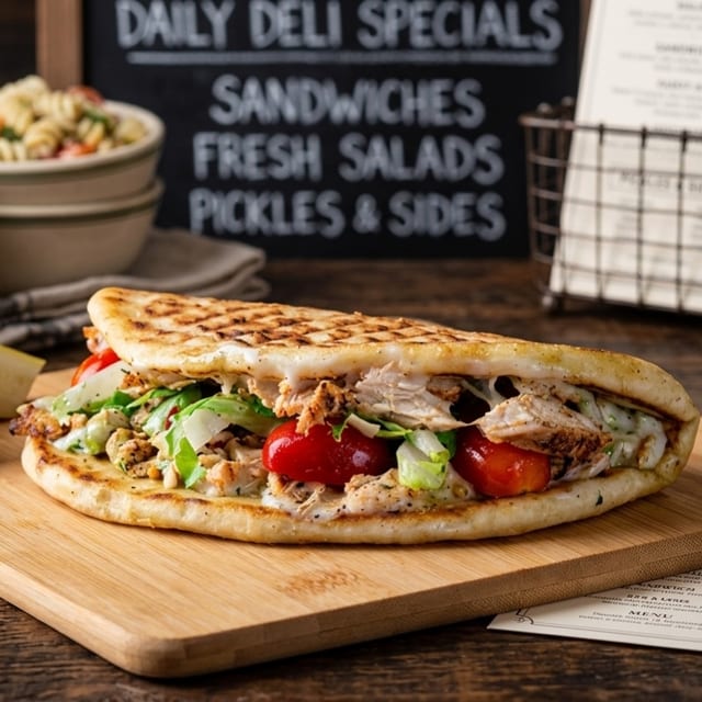 Pesto Chicken Panini.
