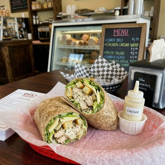 Grilled Chicken Ceasar Wrap.