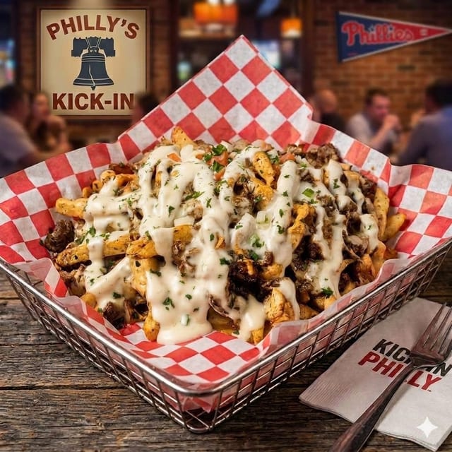 Philly Cheesesteak Queso Fries.