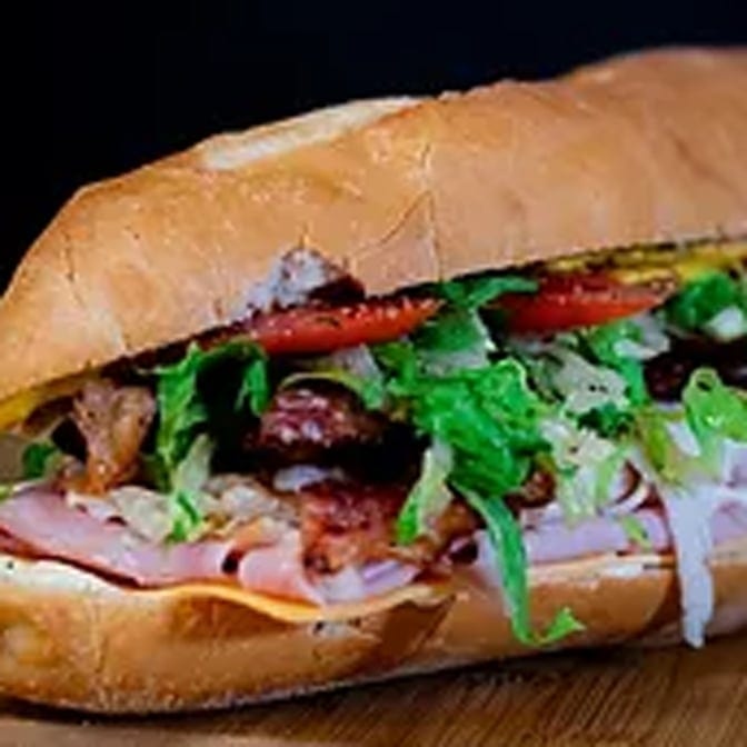 Deli Stacked Club Cold Sub.